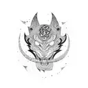 Japanese art tattoo design idea