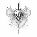 heart chef tattoo design idea