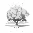 oak tree  tattoo design idea