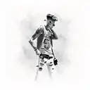 machine gun kelly tattoo design idea