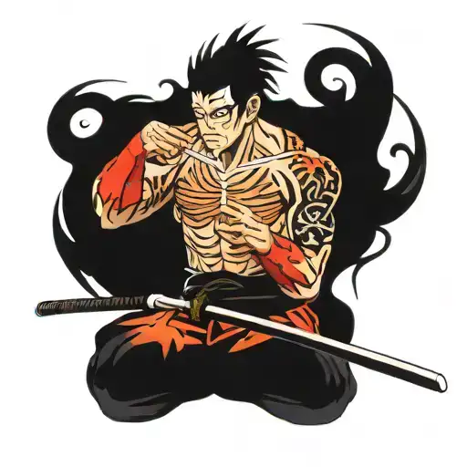 Bleach anime tattoo design idea