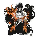 Bleach anime tattoo design idea