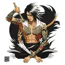 Bleach anime tattoo design idea