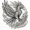 Phoenix Warrior tattoo design idea