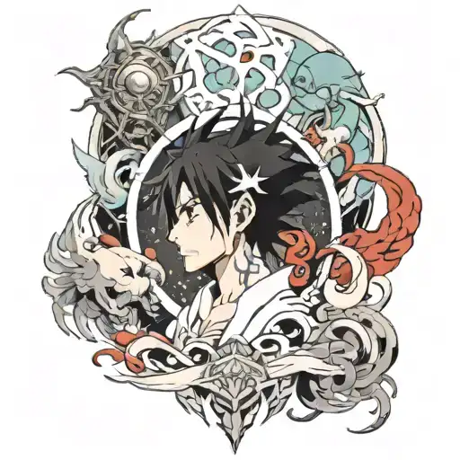 All the gods, all the heavens, all the hells are within you tattoo design idea