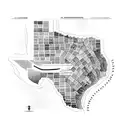 texas map with swangers rims tattoo design idea