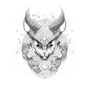 90's cartoon tattoo design idea