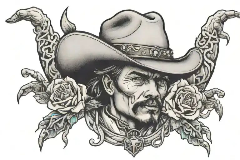 cowboy carter II hands II heaven tattoo design idea