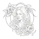 alice in chains tattoo design idea