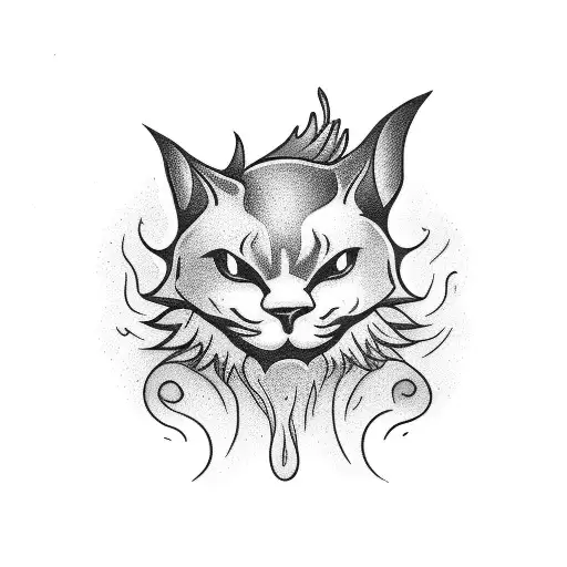 double flame candle tattoo design idea