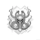 jormungandr tattoo design idea