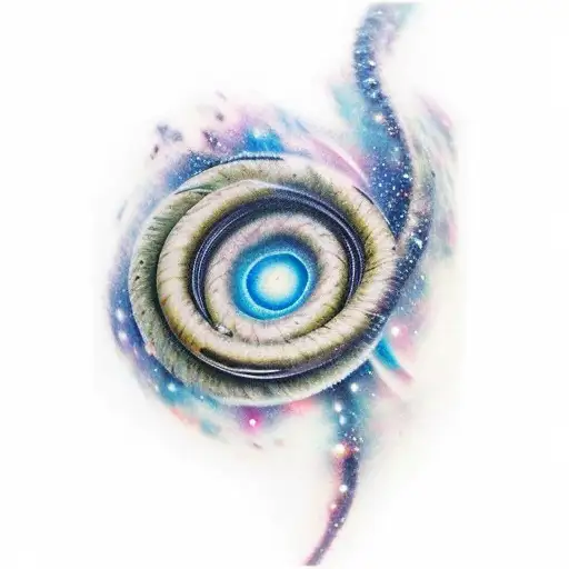 spiral galaxy tattoo