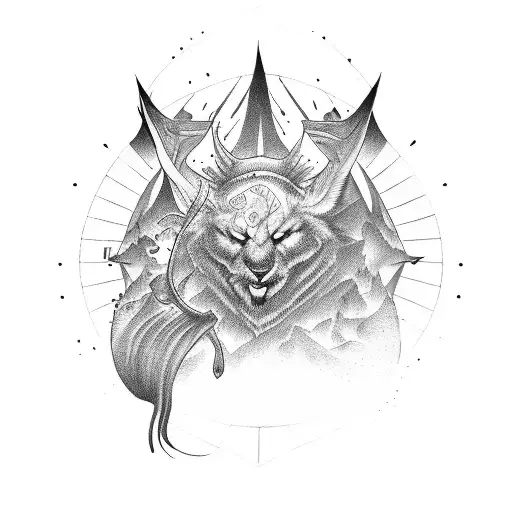 sin of laziness tattoo design idea