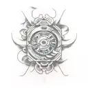 FRAG chrono trigger tattoo design idea