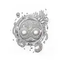 FRAG chrono trigger tattoo design idea