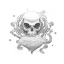 And if you go, I wanna go with you  And if you die, I wanna die with you tattoo design idea