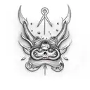 trust no one tattoo design idea