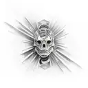 trust no one tattoo design idea