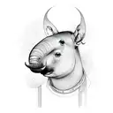 tapir tattoo design idea