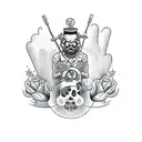 Boris brejcha tattoo design idea