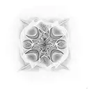 Fractal universe fractal pattern fractal based tattoo design idea
