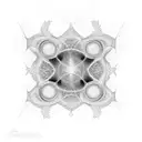 Fractal universe fractal pattern fractal based tattoo design idea