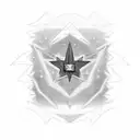 david bowie Ziggy Stardust lightning bolt symbol tattoo design idea