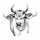 cow matching tattoos romantic tattoo design idea