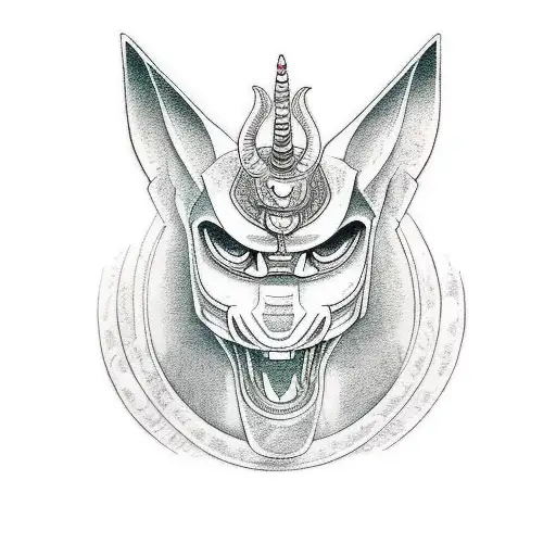 Anubis tattoo design idea