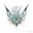 Anubis tattoo design idea