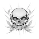 memento mori tattoo design idea