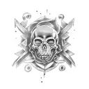 memento mori tattoo design idea