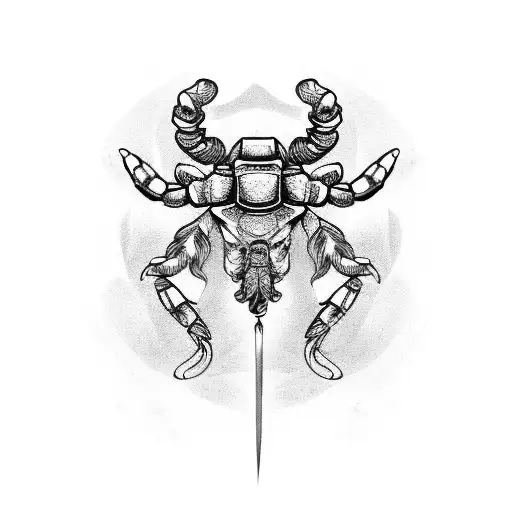 scorpio and cancer tattoo design idea