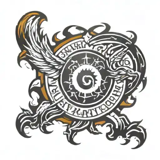 Galatasaray Logo tattoo design idea