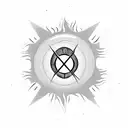 shape of the Table Mountain, sun with nuclear logo, motorbike, girl body shape, shape of south african flag  tattoo design idea