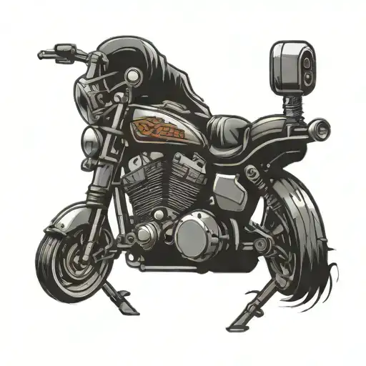 Harley Davidson welding tattoo design idea