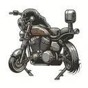 Harley Davidson welding tattoo design idea