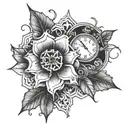 24 hour person tattoo design idea