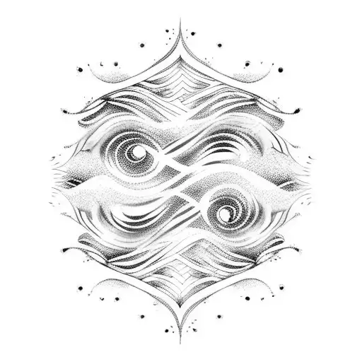 Ocean Wave tattoo design idea