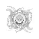 Ocean Wave tattoo design idea