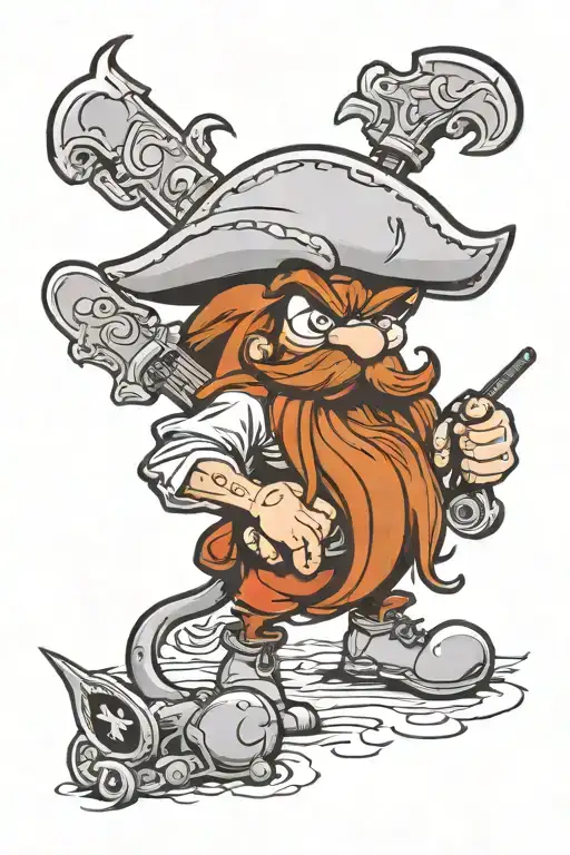 yosemite sam tattoo design idea