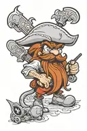 yosemite sam tattoo design idea