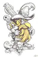yosemite sam tattoo design idea
