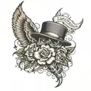 Life is all about second chance always hustle and move on  tattoo design idea