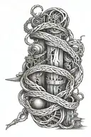 stand by me song intertwined representing tattoo design idea