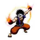 luffy gear 5 tattoo design idea