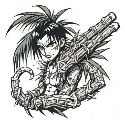 a sugar cane tattoo design idea