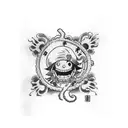 one piece, monkey d luffy, monkey d dragon, Monkey d garp tattoo design idea