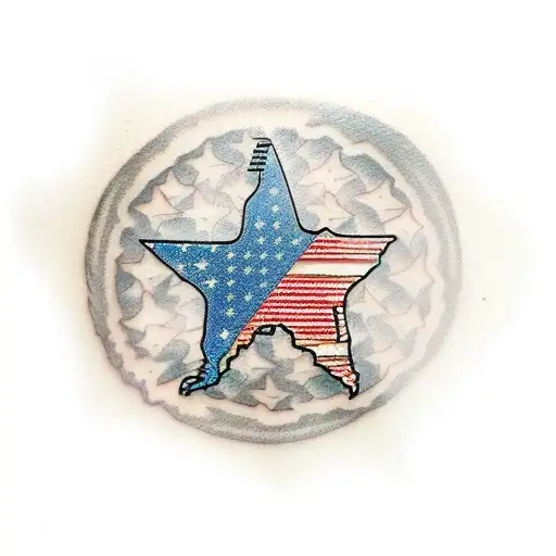 Texas Flag Welder tattoo design idea