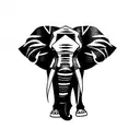 Elephant tattoo design idea